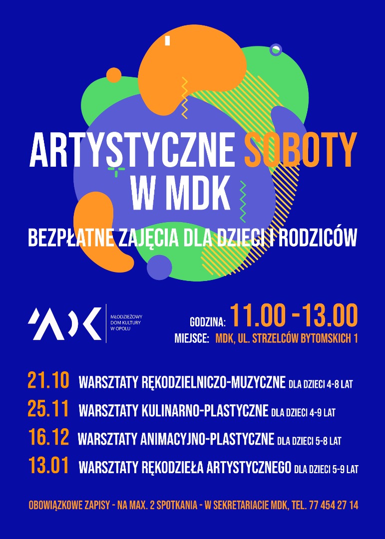 Artystyczne soboty 2023 jesień