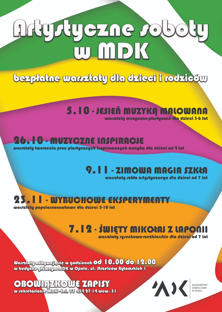 Artystyczne soboty w MDK 2019