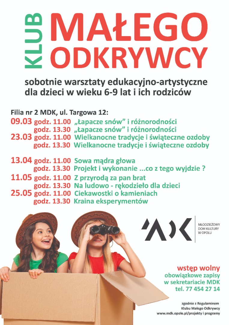 Klub Małego Odkrywcy 2024