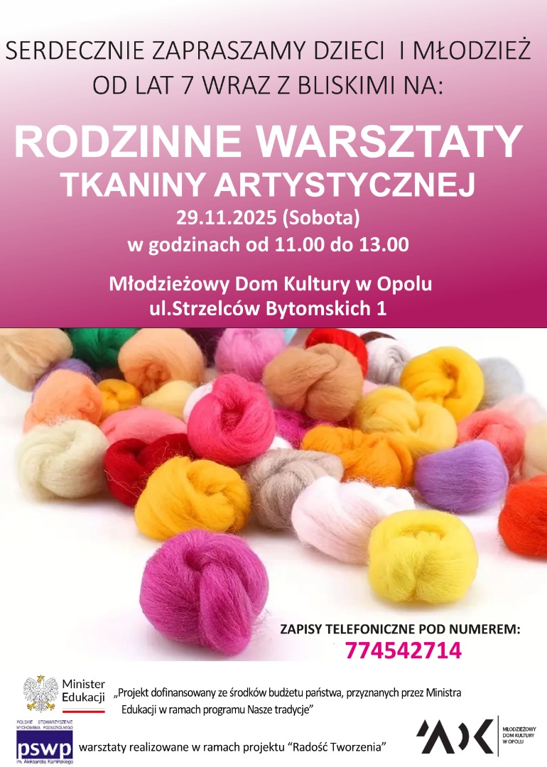 Warsztaty tkaniny artystycznej